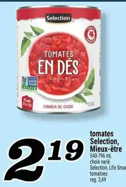 Marché Richelieu Selection tomatoes en dés offer