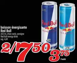 Marché Richelieu Red Bull energy drink offer