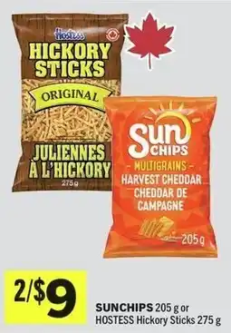 Foodland Sunchips or Hostess Hickory Sticks offer