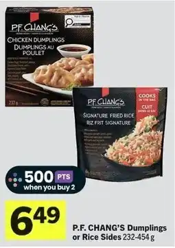 Foodland P.F. Chang's Dumplings or Rice Sides offer