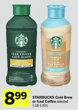 Foodland Starbucks Cold Brew or Iced Coffee offer
