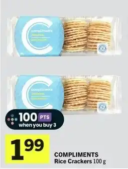 Foodland Compliments Rice Crackers offer