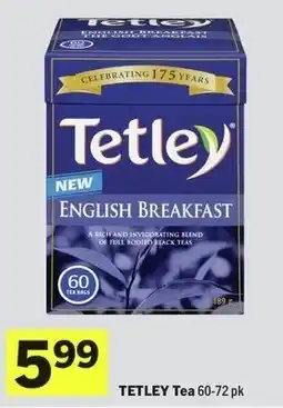 Foodland Tetley English Breakfast offer
