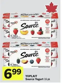 Foodland Yoplait Source Yogurt offer