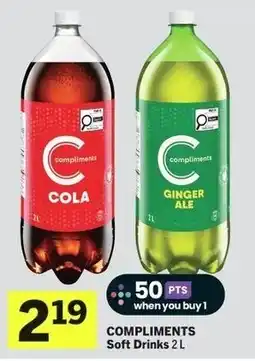 Foodland Compliments Soft Drinks offer