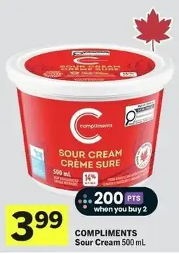 Foodland Compliments Sour Cream offer