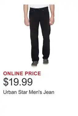 Costco Urban Star Men's Jean offer