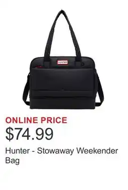 Costco Hunter - Stowaway Weekender Bag offer