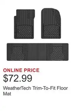 Costco WeatherTech Trim-To-Fit Floor Mat offer