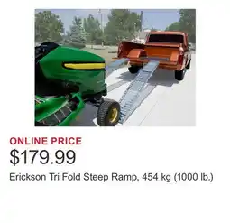 Costco Erickson Tri Fold Steep Ramp, 454 kg (1000 lb.) offer