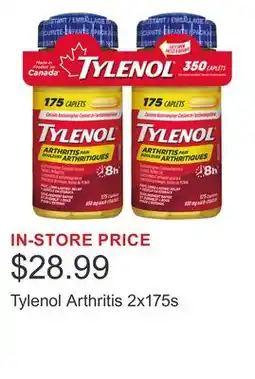 Costco Tylenol Arthritis 2x175s offer