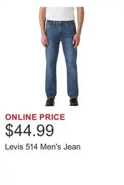 Costco Levis 514 Men's Jean offer