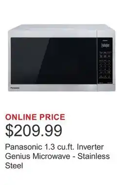 Costco Panasonic 1.3 cu.ft. Inverter Genius Microwave - Stainless Steel offer