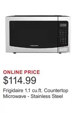Costco Frigidaire 1.1 cu.ft. Countertop Microwave - Stainless Steel offer