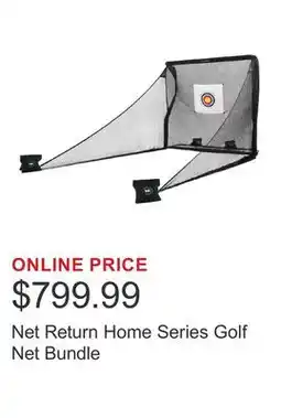 Costco Net Return Home Series Golf Net Bundle offer