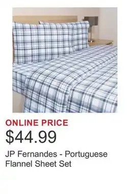 Costco JP Fernandes - Portuguese Flannel Sheet Set offer