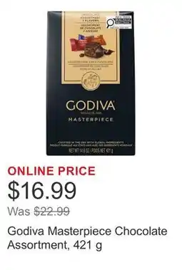 Costco Godiva Masterpiece Chocolate Assortment offer