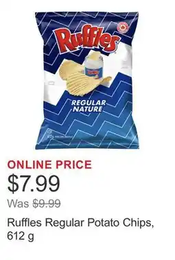 Costco Ruffles Regular Potato Chips offer