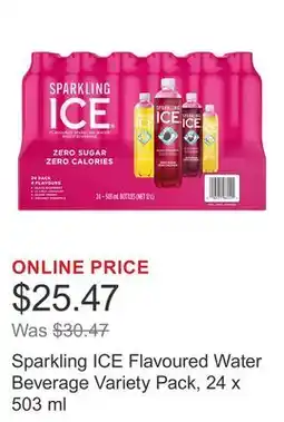 Costco Sparkling ICE Flavoured Water Beverage Variety Pack offer