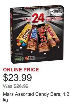 Costco Mars Assorted Candy Bars offer