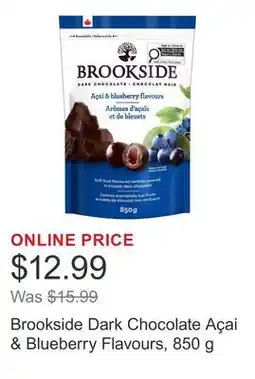 Costco Brookside Dark Chocolate Açai & Blueberry Flavours offer