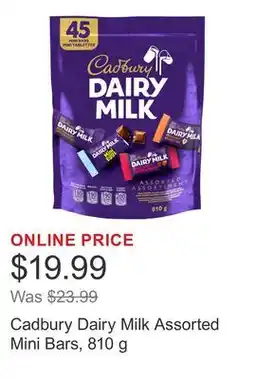 Costco Cadbury Dairy Milk Assorted Mini Bars offer