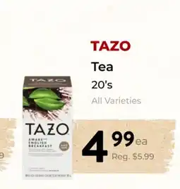 Marche Leo's TAZO Tea offer