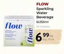 Marche Leo's FLOW Sparkling Water Beverage offer
