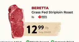 Marche Leo's BERETTA Grass Fed Striploin Roast offer