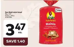 Giant Tiger Sun-Maid raisin bread offer