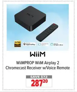 2001 Audio Video WiiMPROP WiiM Airplay 2 Chromecast Receiver w/Voice Remote offer