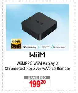 2001 Audio Video WiiMPRO WiiM Airplay 2 Chromecast Receiver w/Voice Remote offer