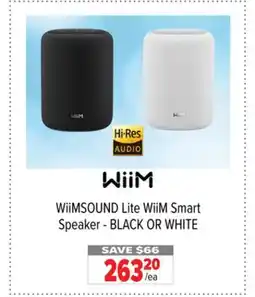 2001 Audio Video WiiMSOUND Lite WiiM Smart Speaker - BLACK OR WHITE offer