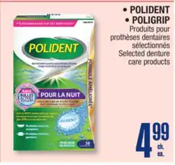 Jean Coutu POLIDENT, POLIGRIP Selected denture care products offer