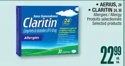 Jean Coutu AERIUS, CLARITIN Selected products offer