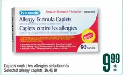 Jean Coutu PERSONELLE Selected allergy caplets offer