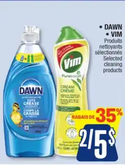 Jean Coutu DAWN, VIM Selected cleaning products offer