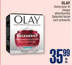 Jean Coutu OLAY Selected facial care products offer