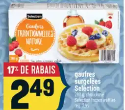 Marché Adonis GAUFRES SURGELÉES SELECTION | SELECTION FROZEN WAFFLES offer