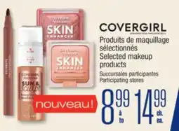 Jean Coutu COVERGIRL Selected makeup products offer