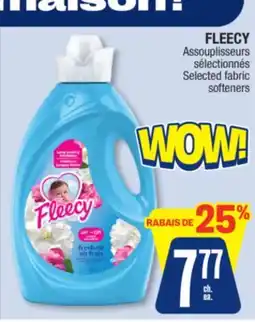 Jean Coutu FLEECY Selected fabric softeners offer