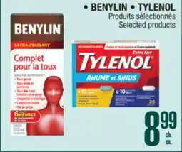 Jean Coutu BENYLIN, TYLENOL Selected products offer