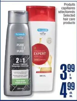Jean Coutu PERSONELLE Selected hair care products offer