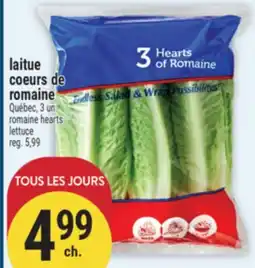 Marché Adonis LAITUE COEURS DE ROMAINE | ROMAINE HEARTS LETTUCE offer