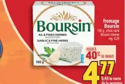 Marché Adonis FROMAGE BOURSIN | BOURSIN CHEESE offer