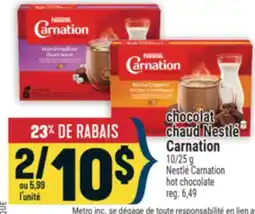 Marché Adonis CHOCOLAT CHAUD NESTLÉ CARNATION | NESTLÉ CARNATION HOT CHOCOLATE offer