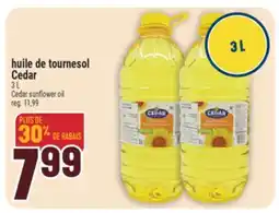 Marché Adonis HUILE DE TOURNESOL CEDAR | CEDAR SUNFLOWER OIL offer