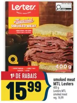 Marché Adonis SMOKED MEAT MTL LESTERS | LESTERS MTL SMOKED MEAT offer