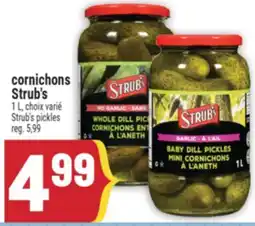 Marché Adonis CORNICHONS STRUB'S | STRUB'S PICKLES offer