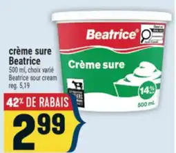 Marché Adonis CRÈME SURE BEATRICE | BEATRICE SOUR CREAM offer